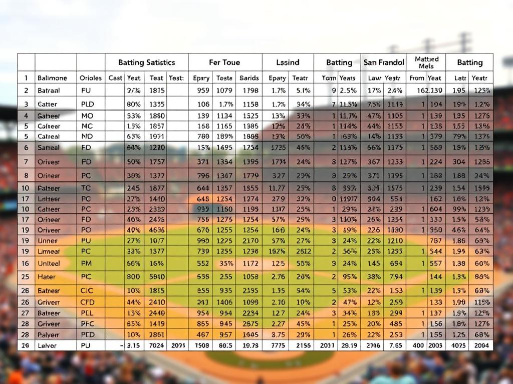 batting statistics analysis