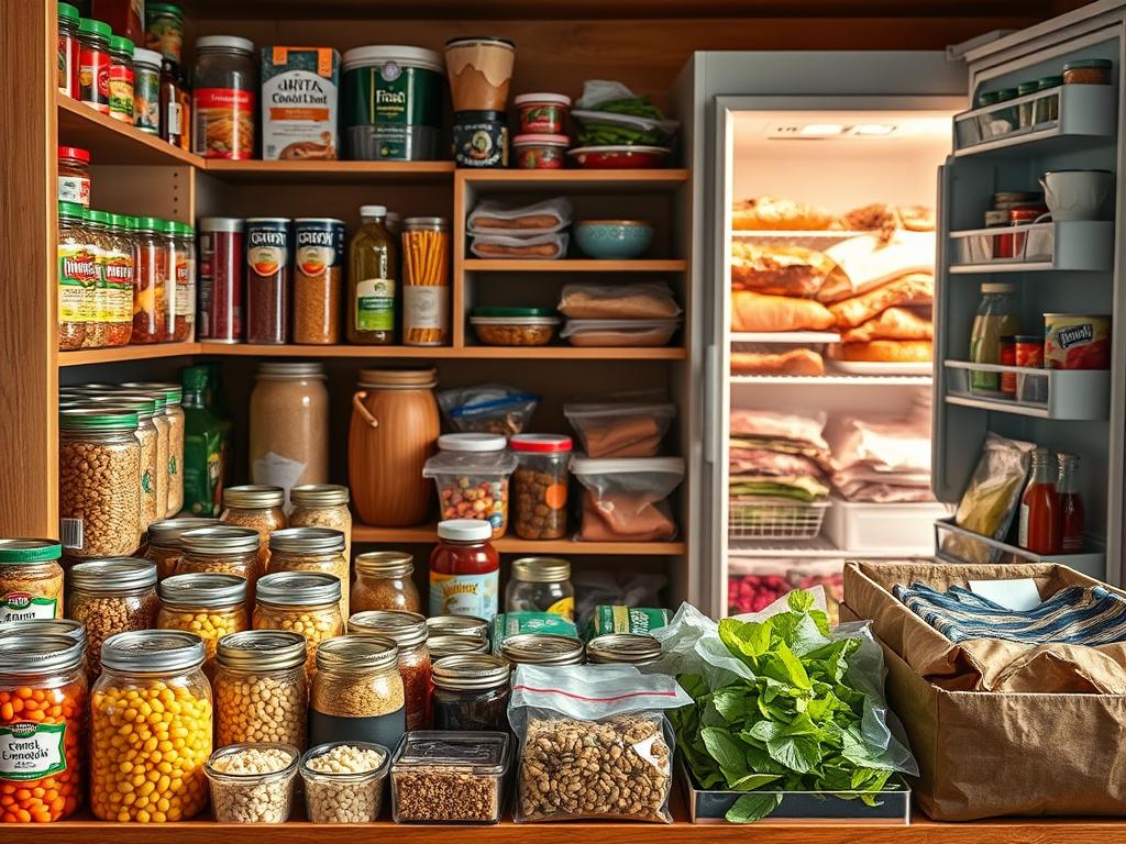 pantry and freezer staples