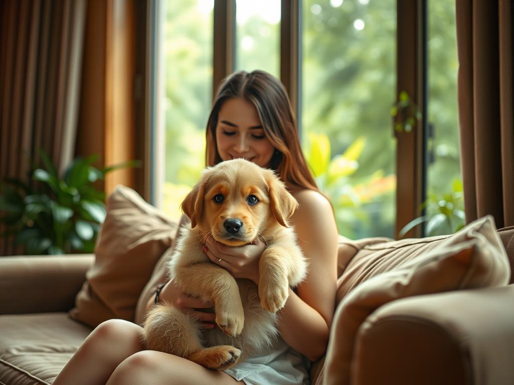 puppy girl adoption