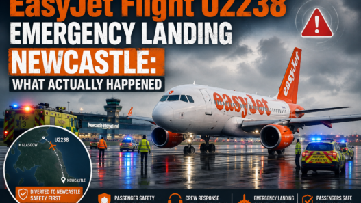 EasyJet Flight U2238 Emergency Landing Newcastle