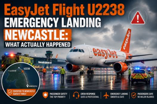 EasyJet Flight U2238 Emergency Landing Newcastle